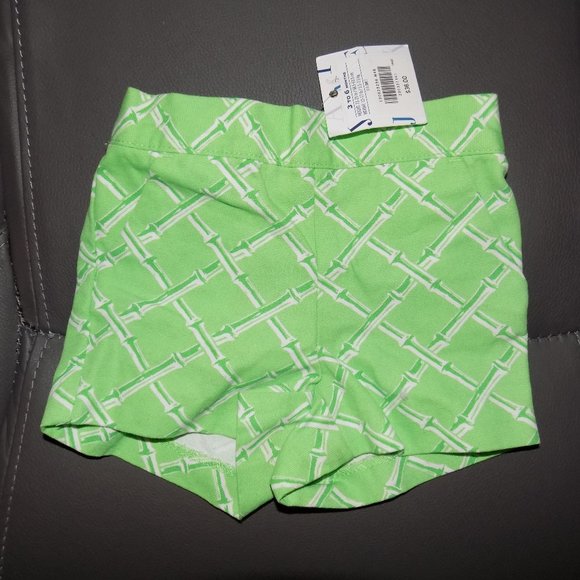 JANIE AND JACK COPACABANA BLOOMS GREEN LATTICE - Picture 1 of 3